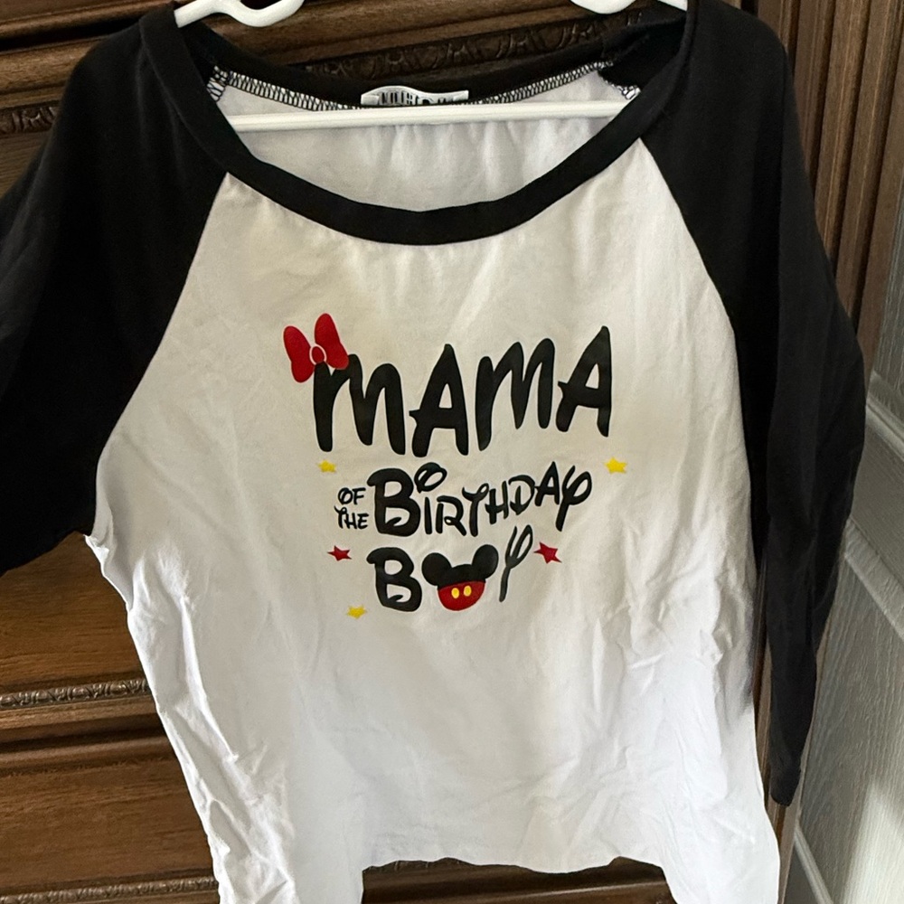 Mama of the Birthday Boy Raglan Tee